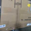 AX WABER Universal Floor TV Stand with Mount 70 Degree Swivel 9 Level Height Adjustable and Space Saving Design for Most 27 to 65 inch LCD, LED OLED TVs, Perfect for Corner & Bedroom White AX1006TW