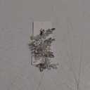 JAKAWIN Bride Wedding Hair Comb Pearl Flower Hair Piece Rhinestone Bridal Hair Accessories for Women HC034 (Silver)