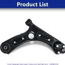 Control Arm, Front Lower Right Control Arm With Ball Joint | Compatible With 2017-20 Hyundai Elantra 2018-23 Kona 2019-23 Kia Forte 2020-23 Forte5 - Passenger Side