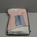 100% Blackout Shield Linen Blackout Curtains for Bedroom 84 Inches Long, Back Tab/Rod Pocket Living Room Drapes, Thermal Insulated Blackout Curtains 2 Panels Set, 50" W x 84" L, Blush Pink