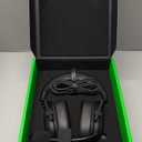 Razer BlackShark V2 HyperSpeed Wireless Gaming Headset: 280g Lightweight - THX Spatial Audio - Bendable Mic - 50mm Drivers - 2.4GHz, Bluetooth or USB - 70 Hr Battery w/USB Type C Charging - Black