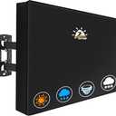 Zettum Outdoor TV Cover 32 Inch - 600D TV Cover Weatherproof & Waterproof for 28 to 32 Inch TV, Heavy Duty TV Enclosure Protector for Outside Flat Screen TV (Size: 30"L x 6"D x 20"H)
