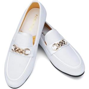 FQEQNQG Men's Fashion Formal Velvet Loafers and Wedding Dress Shoes for Men, Penny Slip-On Smoking Luxury Men Casual Shoes 9