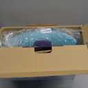 COOL GEL Memory Foam Neck Pillow for Travel with Removable Cover, Supportive and Comfortable, Small