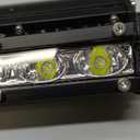 12 Inch LED Light Bar, 144W Spot Flood Combo Beam Light Bar, 8000 lm 6500K White, IP67 Waterproof Offroad Light Bars for Trucks, SUVs, Jeeps, ATVs, Boats, 2-Pack