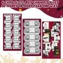 2 x 2026 Jumbo Graduation Money Gift Card Holder with Envelopes 14 x 8 in Oversized Surprise Graduation Money Holder for Cash College High School Grad Party Supplies(Red Gold)