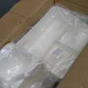 Delamu Makeup Organizer Countertop, Spacious Cosmetic Display Case with Makeup Brush Holder, Perfect Vanity Bathroom Organizer and Storage, Ideal Christmas Gifts for Women Girls, White