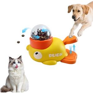 Duck Treat Dispenser for Dogs to Train Problem-Solving Skills, Dog Slow Feeder Puzzle Toy Prevents Bloating, Interactive Treat Dispensing Toy for Small Cats, Dogs, Other Pets