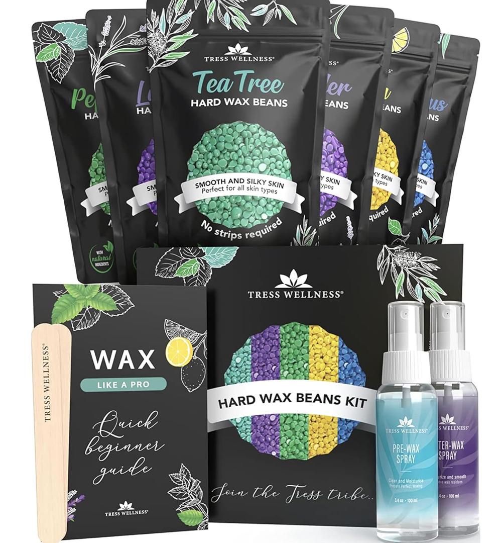 Tress Wellness Hard wax beads - For sensitive skin - Variety 1.3lb (20.8 Ounce (Pack of 1))