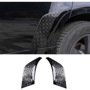 Rear Wheel Arch ABS Black Body Anti-Scratch Protection Cover Trim Kit Compatible with 2020-2025 Land Rover Defender 110 130 Decoration Armor Sticker Trim Exterior Accessories