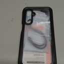 Lanhiem for Samsung Galaxy A16 5G Phone Case, IP68 Waterproof Dustproof, Built-in Screen Protector, Rugged Full Body Shockproof Protective Cover for Samsung A16 5G / 4G 6.7", Black/Clear