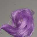 eNilecor Short Bob Hair Wigs 12" Straight with Flat Bangs Synthetic Colorful Cosplay Daily Party Wig for Women Natural As Real Hair+ Free Wig Cap (Lavender Purple)