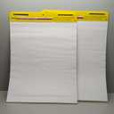 Post-it Easel Pad, 20 in x 23 in, White, 20 Sheets/Pad, 2 Pads/Pk, Mounts to surfaces with Command Strips included (566)