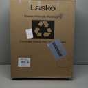 Lasko Pedestal Fan, Oscillating Fan for Bedroom with Adjustable Height and 3 Cooling Speeds, Portable, 18", Black, 1827