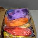 PLULON 12Pieces Colorful Wigs, Party Wigs and Sunglass Set, Neon Short Bob Wig Sunglass Pack Costume Colorful Cosplay Wig Daily Party Hairpieces Bachelorette Halloween Costume