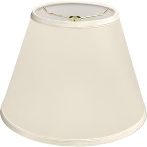 Aspen Creative 32690, Transitional Empire Shape Spider Construction Lamp Shade, Champagne, 7" Top x 13" Bottom x 9-1/2" Slant Height