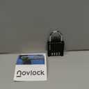 Combination Lock for Outdoor & Indoor | Heavy Duty, Weatherproof, 4-Digit Security | Padlock for Lockers, Gates, Fences, Sheds, Storage | 1-Pack, Black