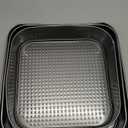 Zubebe Springform Cake Pan Square Non Stick Baking Pan 9.5, 10.2, 11 Inch, Set of 6 Leakproof Square Baking with Removable Bottom Cake Mold for Cheesecake Wedding, 3 Sizes