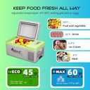 Alpicool Y15E Portable Fridge 12 Volt Car Refrigerator 17 Quart Freezer for Fishing, Camping, RV, Truck, Boat-12/24V DC
4V DC and 100-240V AC for Outdoor, Camping, RV, Truck, Boat