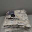 Lahome Modern Abstract Living Room Rug 8x10, Washable 8x10 Area Rugs for Bedroom Stain Resistant Non Slip, Large Red Soft Indoor Carpet for Dining Room Table Home Decor