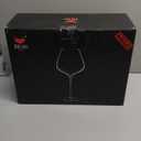 JBHO Set of 4-21 Ounce Hand Blown Italian Style Crystal Burgundy Wine Glasses - Lead-Free Premium Crystal Clear Glass - Gift-Box for any Occasion