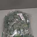 Winlyn 5.9' Long Faux Silver Dollar Eucalyptus Leaves Greenery Artificial Garland in Grey Green for Wedding Arch Swag Backdrop Doorways Table Runner Indoor Outdoor