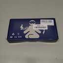 Sleep Mask Bluetooth Headphones Soft Wireless Headband Eye Mask Blackout with Microphone (Purple)