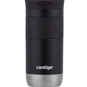 Contigo Byron VacuumInsulated Stainless Steel Travel Mug with LeakProof Lid Reusable Coffee Mug or Water Bottle BPAFree 16oz Licorice Keeps Beverages Hot for 6 Hours or Cold for 12 Hours