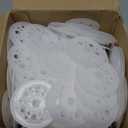 Taiyin 500 Pcs 1.77 Inch/ 45 mm Plastic Washers Foam Board Insulation Load Spreading Polypropylene Washers for Fixing and Supporting Rigid Foam Spreading for Screws Nail