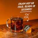 JAVA HOUSE Dark Roast Sumatran Cold Brew Capsules, 1.35 Fluid Ounces (12 Count) Peel and Pour, TSA Approved, Travel Friendly Cold Brew, Hot or Iced, Instant Coffee Concentrate (EXP 06/18/27)