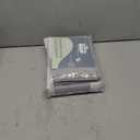 Nanspring Light Grey 100% Blackout Linen Curtains for Bedroom 72 Inches Long Back Tab Thermal Insulated Modern Luxury Simple Black Out Curtain for Living Room Dining Room Drapes 52x72, 2 Panels