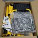 21000Lumen LED Work Lights with Stand - 3 Head Portable Work Light with 16FT Cord - IP66 Waterproof Tripod Worklights for Outdoor Indoor Job Site Workshop Garage Construction Site Lighting
