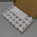 Homemory Timer Tea Lights Candles Battery Operated, 6H Timer Built-in, Auto On Daily, Flameless LED Tealight Votives for Table Centerpieces, Lantern, Holiday Decor, Cool White, No Remote, 24-Pack