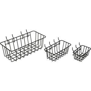 Dorman Hardware 4-9845 Assorted Pegboard Wire Basket Set, Pack of 3