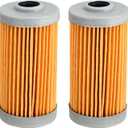 2PCS Fuel Filter 3283343M1 3608255M1 CH10060 CH15553 104500-55710 Compatible with Massey Ferguson GC1720 GC2300 1523 John Deere 650 2210 4010 Yanmar 1GM 2GM Rep 72100751 33262 24341-000440