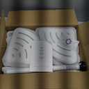 Matte White Tension Shower Caddy Corner Organizer, Rust-Proof Stainless Steel | 4 Deep Adjustable Shelves, Anti-Slip Tension Pole 34114 | Hooks, Towel Bar & Soap Holder for Clean Modern Bathrooms