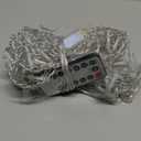 Butterfly Curtain Fairy String Lights, 120LED 8 Modes USB Powered Timer Firefly Twinkle Light with Romote, 14.7FT Copper Wire Hanging Decoration for Room, Wedding, Bedroom, Party, Christmas Decor (Multicolor)