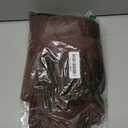 Dark Brown Backdrop Curtains-Wrinkle-Free Polyester Photography Drapes Party Curtain Background for Baby Shower Wedding Decorations- 8 X10FT