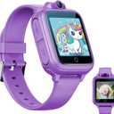 Smart Watch for Kids, Kids Watch with 26 Games Camera Video Recorder Music Alarm Calculator Calendar Flashlight Stopwatch Pedometer, Fun Birthday Gifts Girls Watch Toys for 4-16 Year Olds Purple