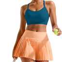 RUNNING GIRL Sports Bra for Women,Y Back Molded Cup Medium Impact Sports Bras with Sewn in Pads (X-Large, Deep Blue)