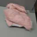 Berlune Faux Fur Fuzzy Leg Warmers 16'' Furry Boot Cuff Long Fur Fluffy Shoes Cover for Women Girls winter Halloween Costumes(Pink)