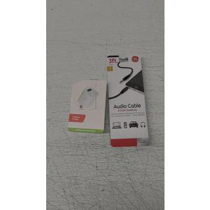 USB Wall Charger,Small iPhone Charger Box,Travel Plug Cube 5W Power Adapter for iPhone SE 2020/12 Pro Max/11 Pro Max/XR/X/8 Plus/7/6S/6S/6/5,Galaxy S7/S6/S5 Edge,LG,HTC,Huawei,Moto,Kindle, 3FT Audio Cable 3.5 MM Auxiliary.