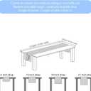 Striped Bunny Rabbit Ears Flower Easter Eggs Table Runner Spring Holiday Kitchen Dining Table Decoration for Indoor Outdoor Party Decor 13 x 90 Inch (Red)