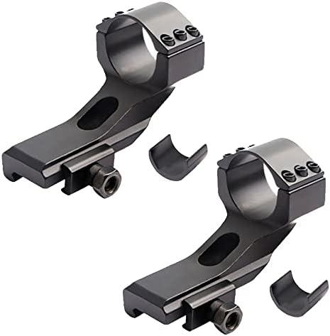 Gotical 25.4mm 30mm Offset Scope Mount 20mm Picatinny Weaver Rail Flashlight Side Ring