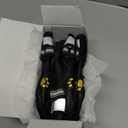 QUMY Dog Shoes for Large Dogs, Medium Dog Boots & Paw Protectors for Winter Snowy Day, Summer Hot Pavement, Water-Resistant in Rainy Weather, Outdoor Walking, Indoor Hardfloors Skid-Resistant Sole (Size 7: 2.8''x3.2"(W*L) (Pack of 4))