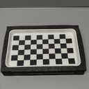 Texture Checkered Surface 10"6"1" Bathroom Vanity Tray for Countertop- Ceramic Decorative Organizer Tray for Dresser Top, Toilet, Perfume, Sponge Holder Soap Dish Dispenser for Kitchen Counter