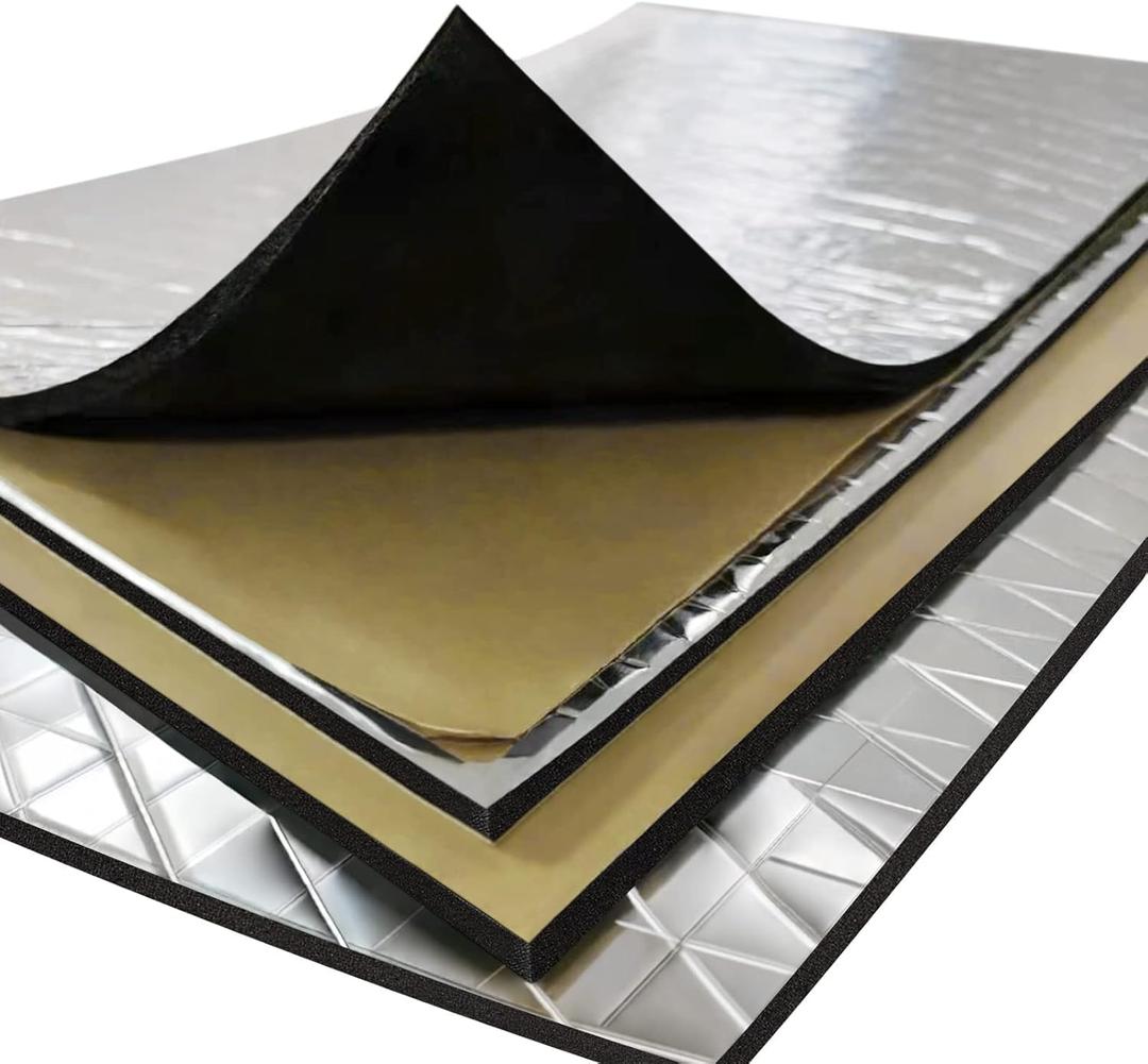 Automotive Sound Deadening Mat - 394 mil 37.1 sqft Car Sound Proofing Foam Mat, Audio Deadener and Heat Insulation for Truck, Vehicle