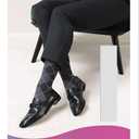Sigvaris Womens Style Microfiber Patterns 830 Closed Toe Calf-High Socks 20-30mmHg, Medium