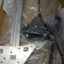 Rear Passenger Side Power Window Regulator with Motor (2 Pins) Fit for 2000-2004 Dodge Dakota (Crew Cab Only Cable Operated), 1998-2003 Durango, 741-599