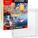 PKMN TCG Surging Sparks Booster Bundle Case - 12 Pack | 0.5mm Rigid PET Protector, Dust-Proof & Crush-Resistant with UV Blocking Clear Display(Box Not Included)
